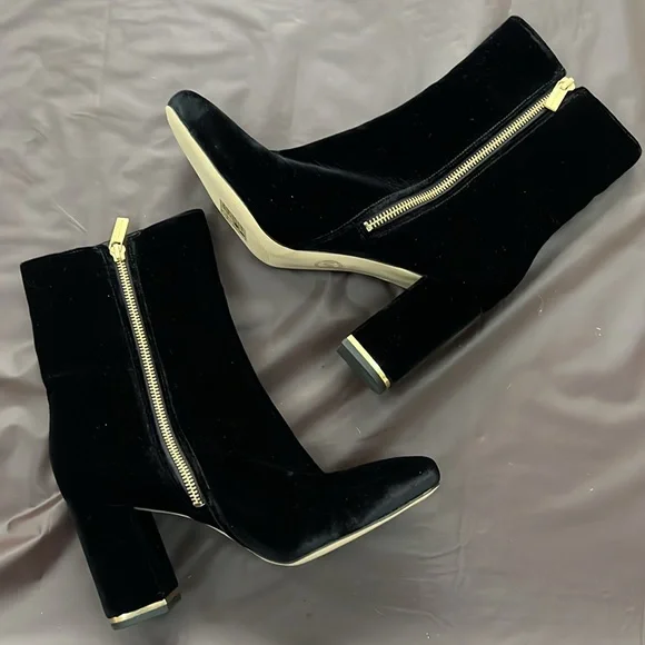 Michael by Michael Kors Velvet Boots - Picture 8 of 9